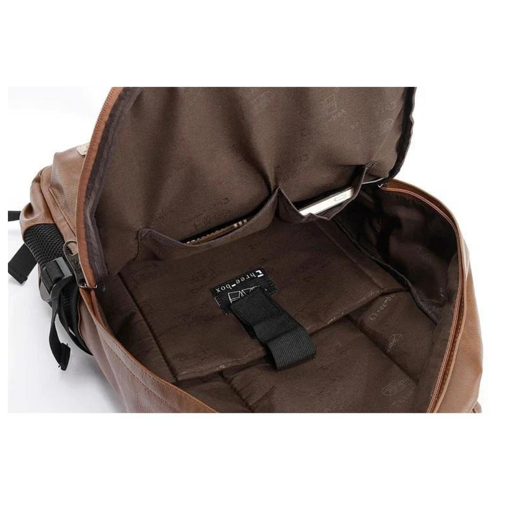 Sac à dos de luxe pour homme en cuir