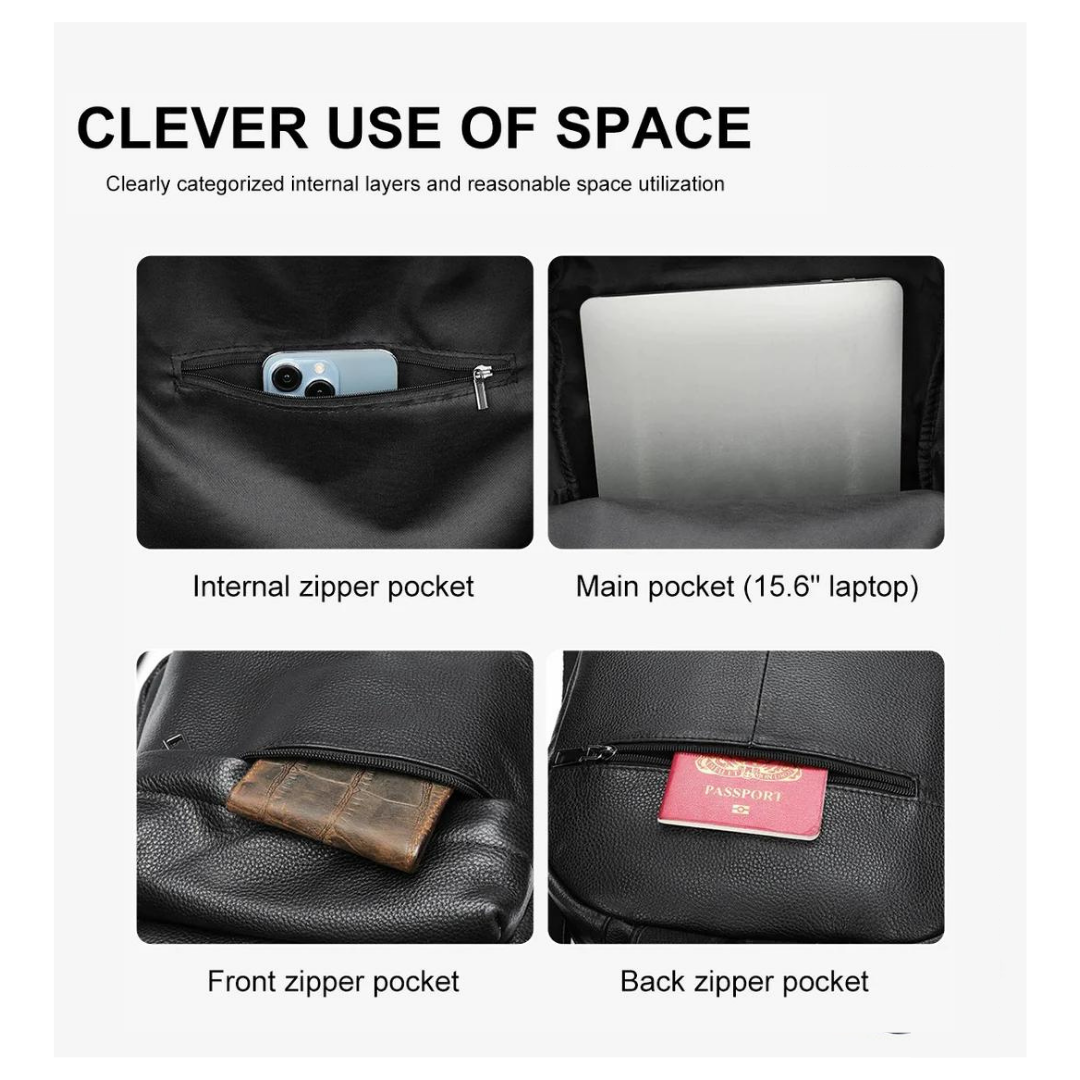 Sac à dos en cuir pour homme