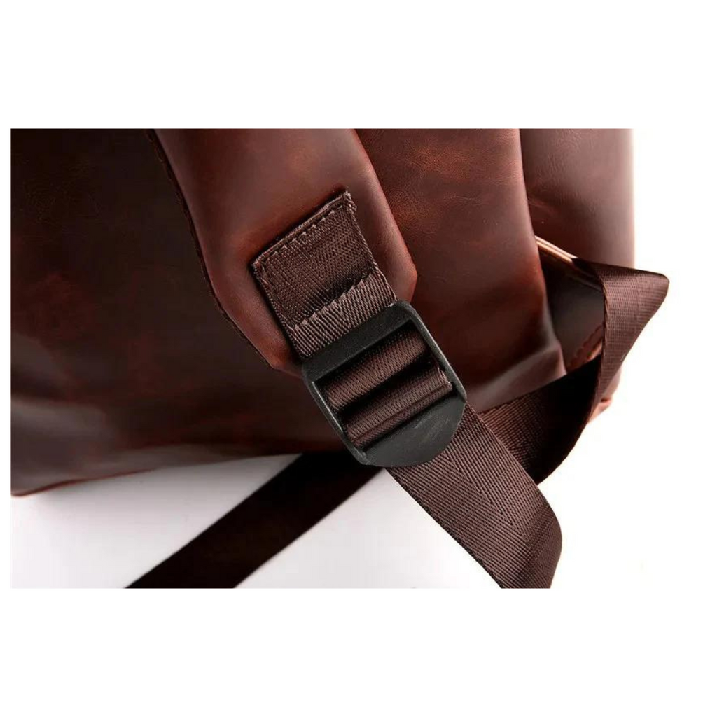 Sac à dos fait main pour homme en cuir