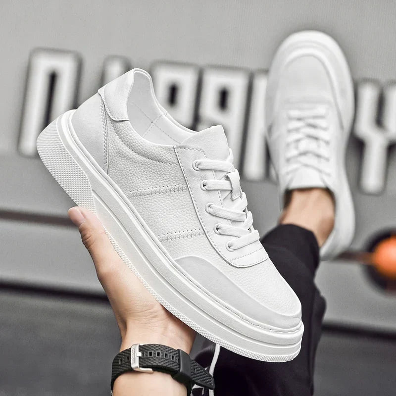 Baskets en cuir véritable Rocc