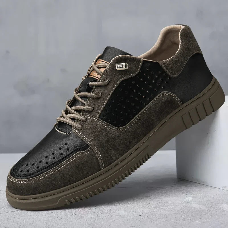 Sneaker in vera pelle Roma