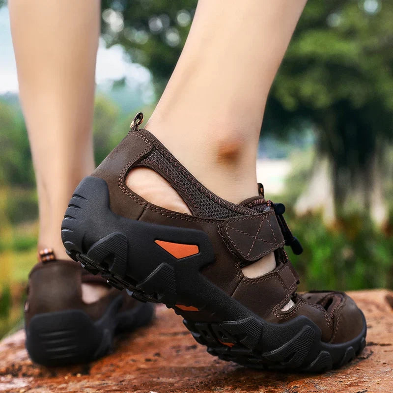 Sandales Montevi™ en cuir véritable