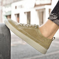 Chaussures en cuir suédé