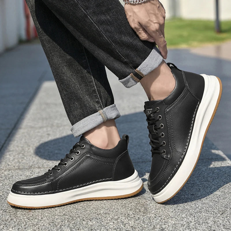 Baskets Ryder™ en cuir véritable