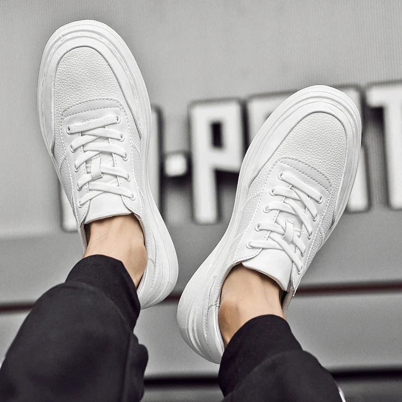 Baskets en cuir véritable Rocc