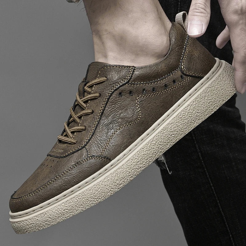 "Ziv" Genuine Leather Sneaker