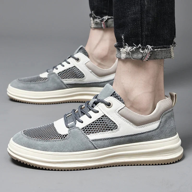 Baskets en cuir véritable Shadow