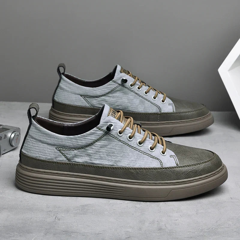 Chaussure en cuir véritable