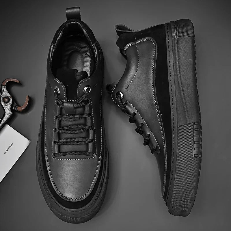 Chaussures en cuir véritable Rico