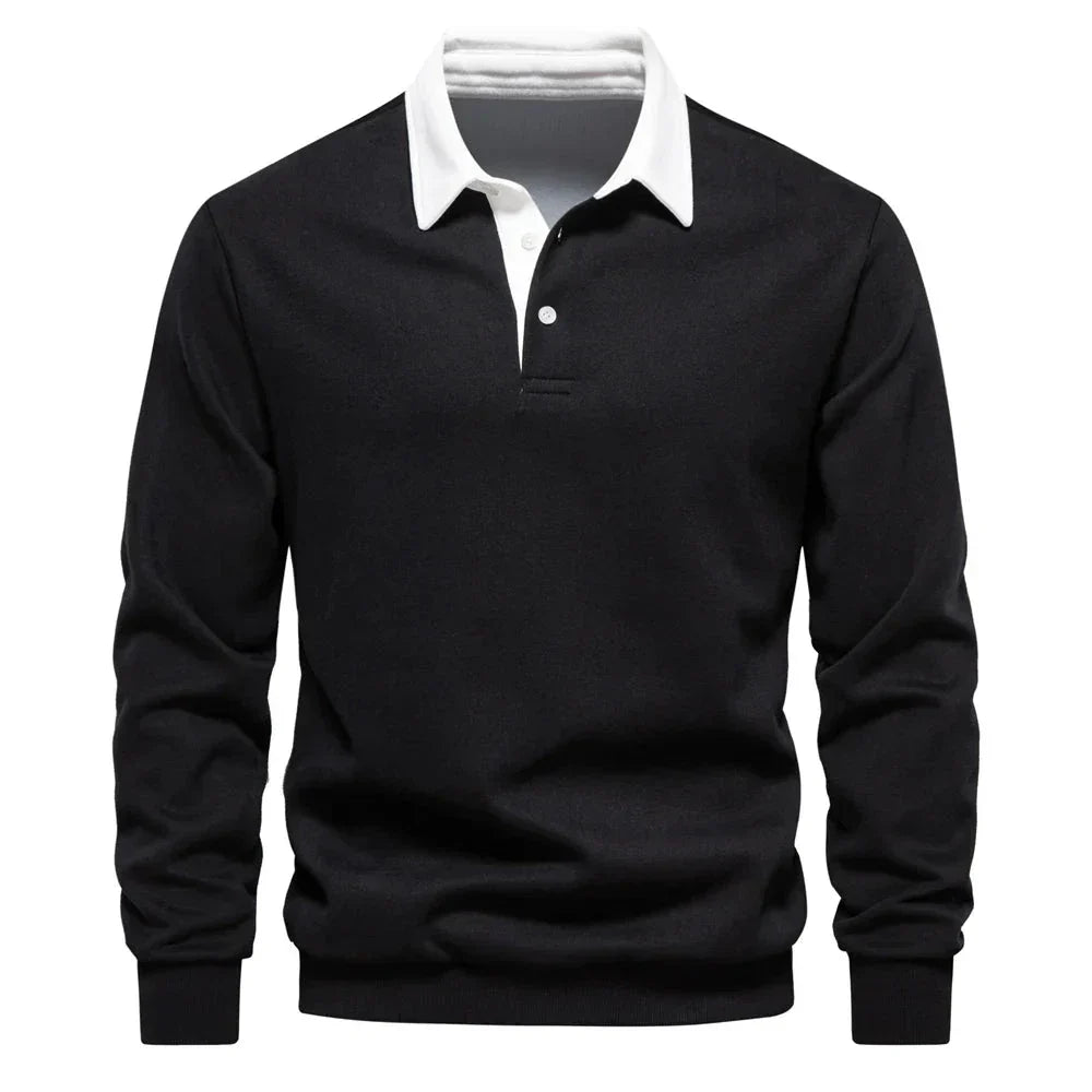 Foxley - Sweat-shirt léger à col polo