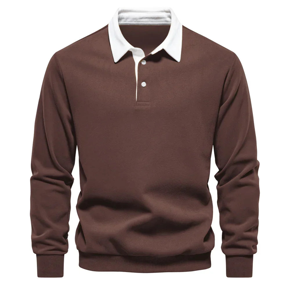 Foxley - Sweat-shirt léger à col polo