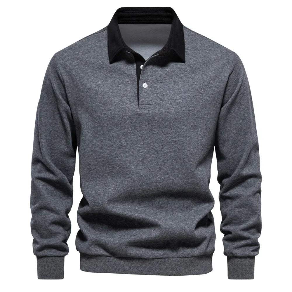 Foxley - Sweat-shirt léger à col polo