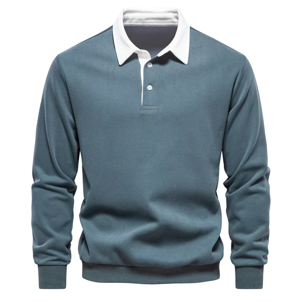 Foxley - Sweat-shirt léger à col polo