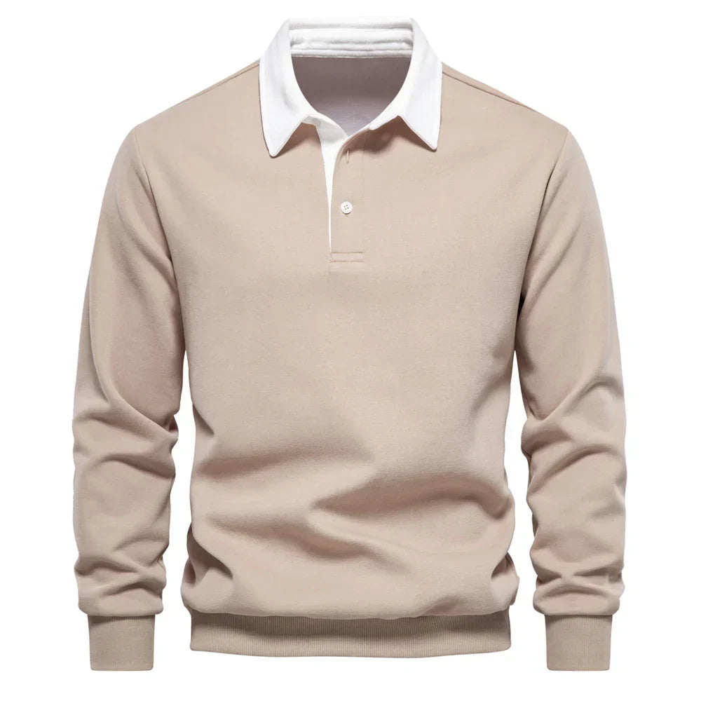 Foxley - Sweat-shirt léger à col polo