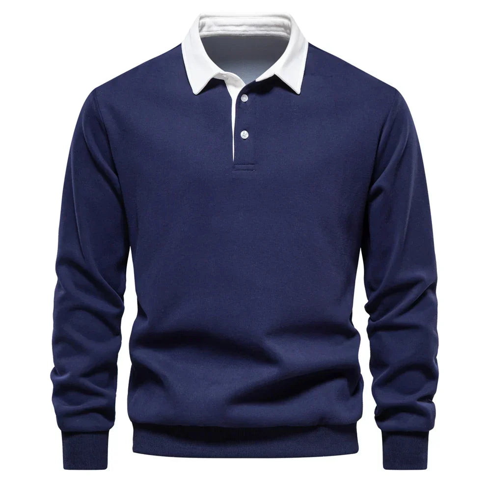 Foxley - Sweat-shirt léger à col polo