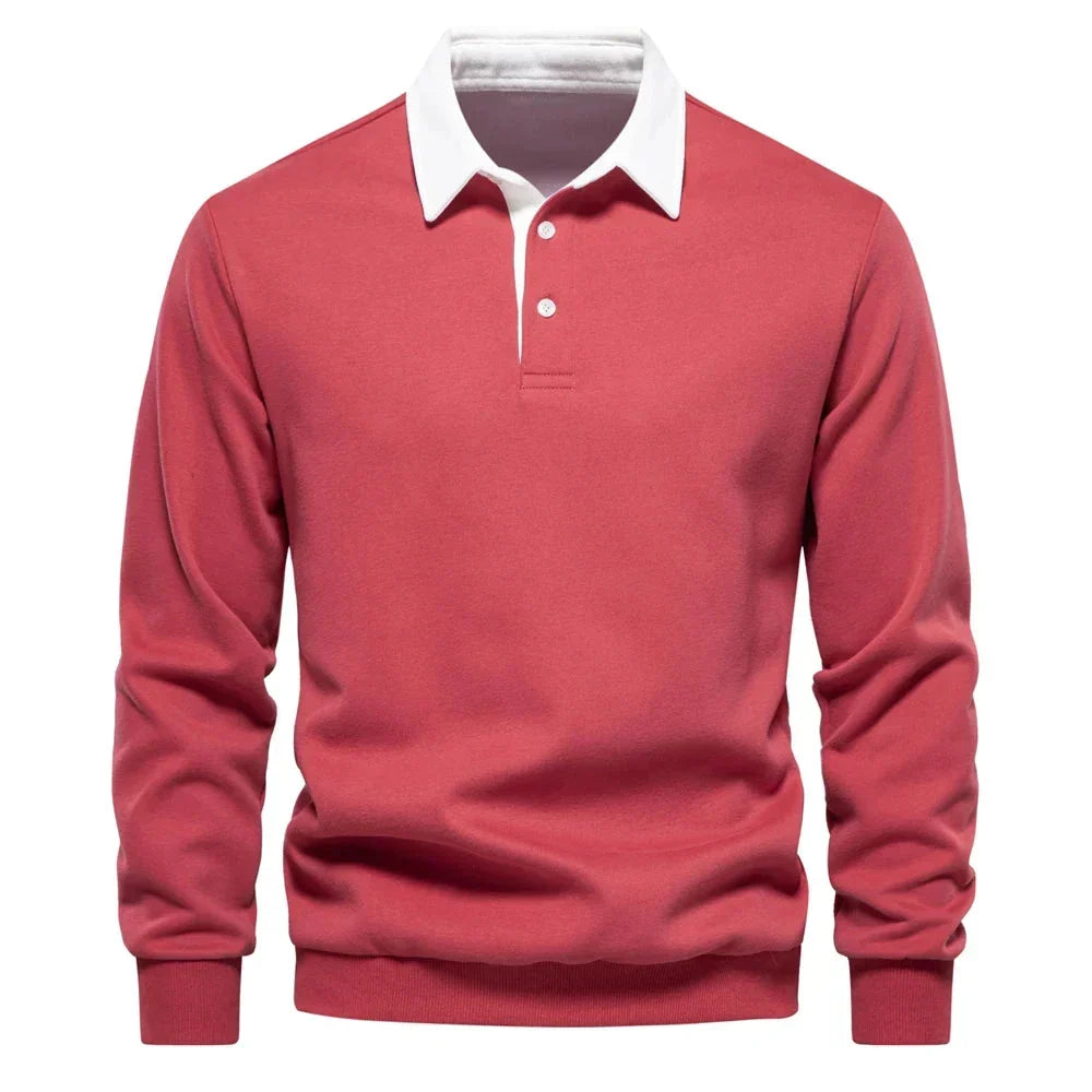 Foxley - Sweat-shirt léger à col polo
