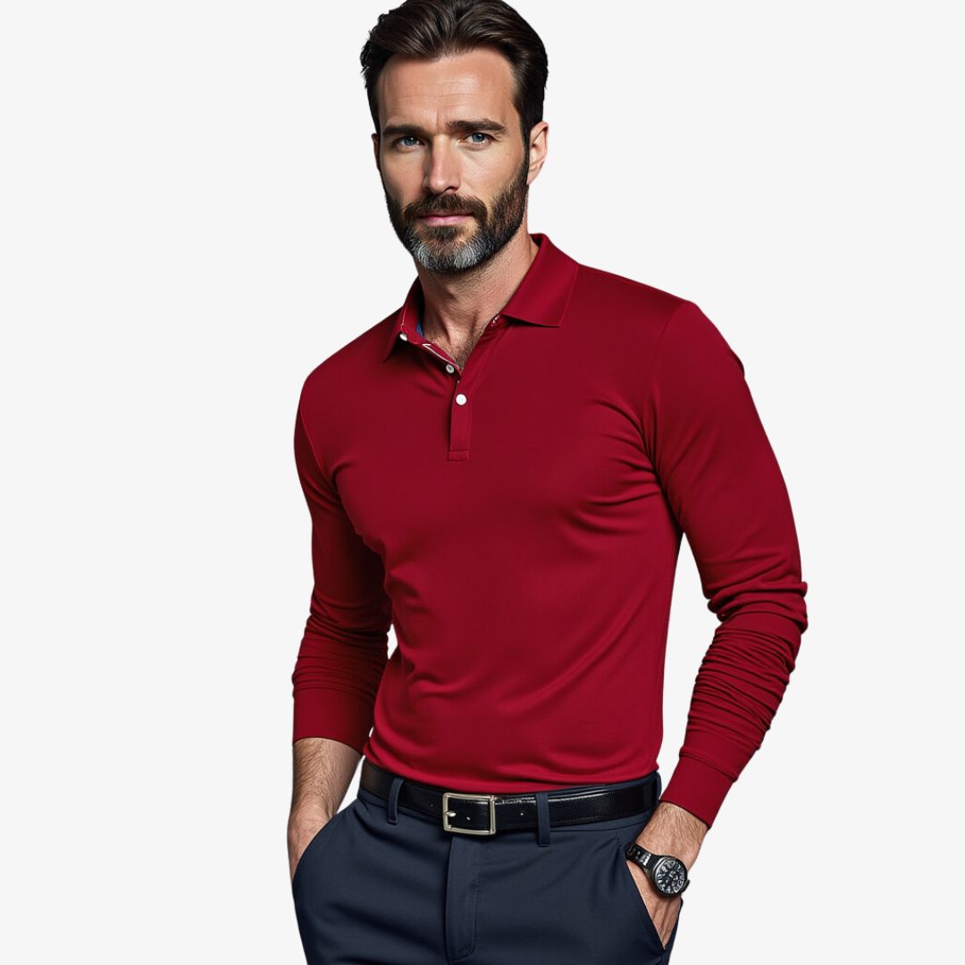 Nathan - Long-Sleeve Polo