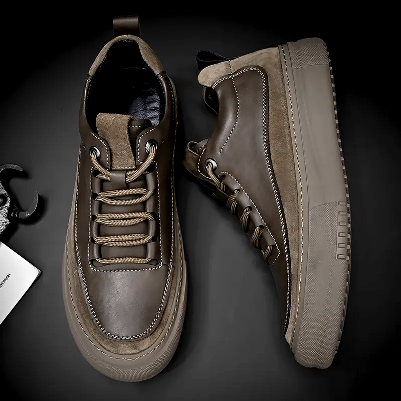 Chaussures en cuir véritable Rico