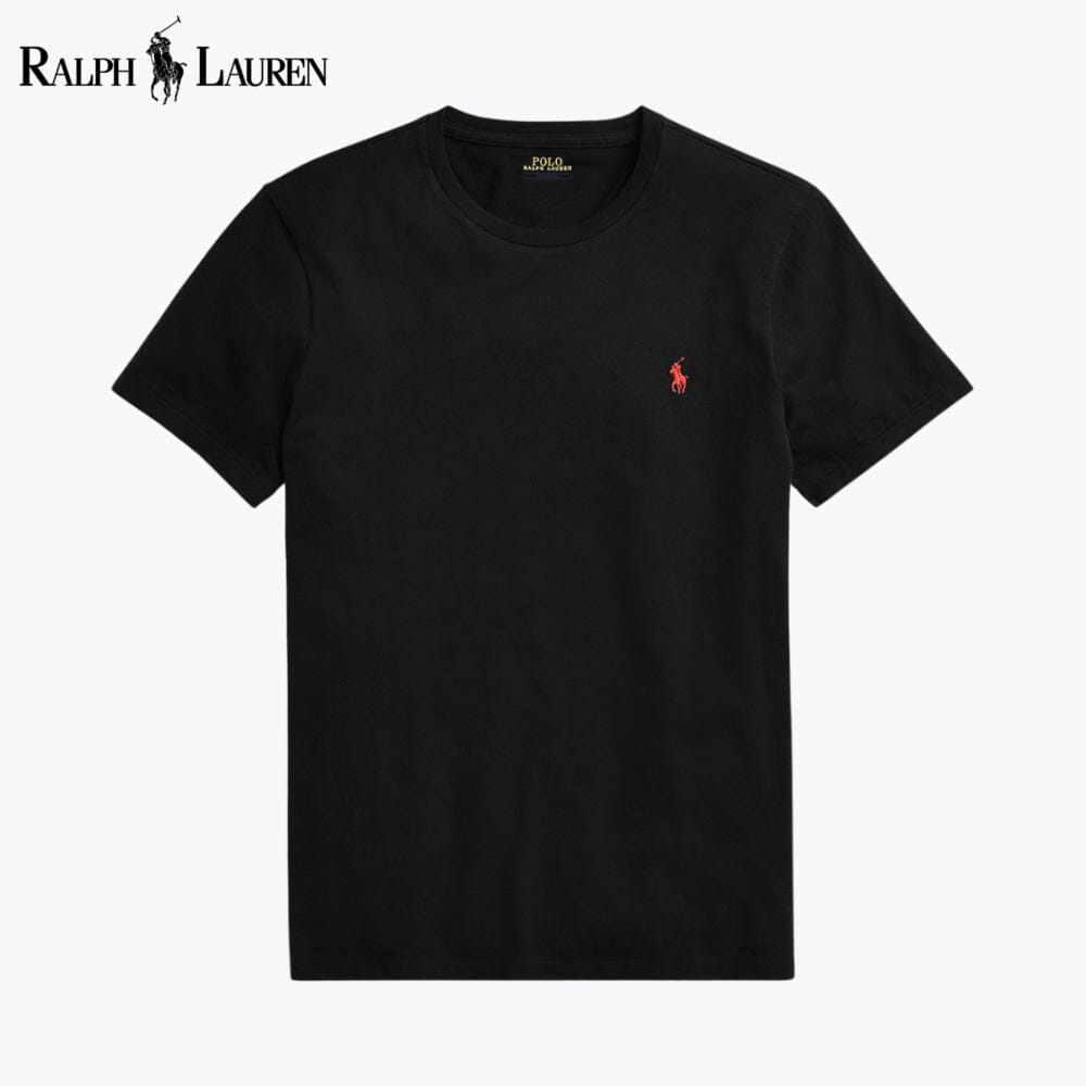 T-shirt girocollo in jersey dalla vestibilità slim personalizzata RL