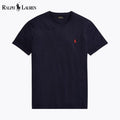 T-shirt RL à col rond en jersey, coupe slim personnalisée