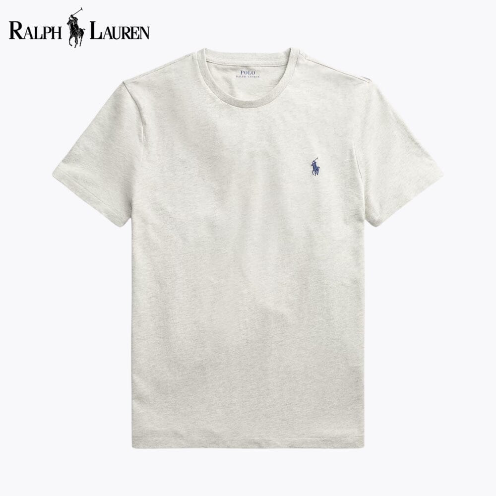 T-shirt girocollo in jersey dalla vestibilità slim personalizzata RL