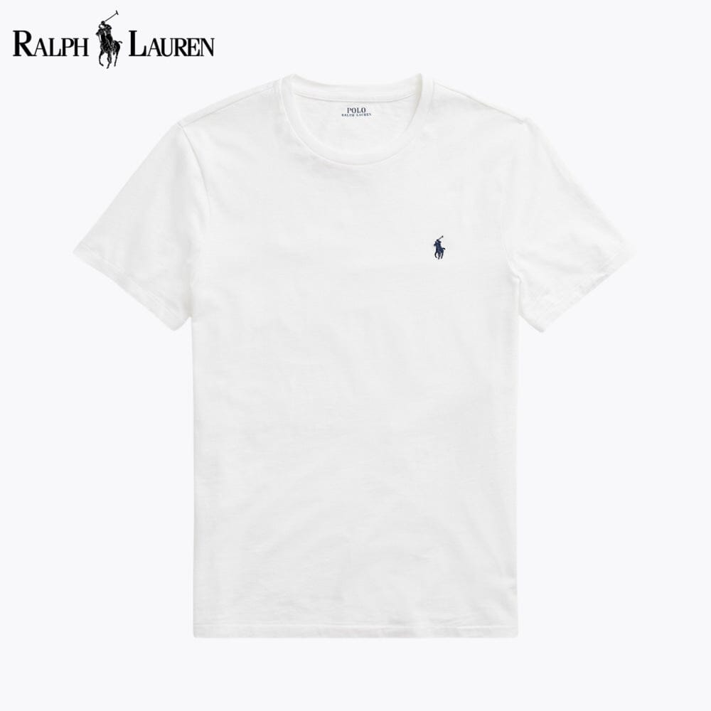 T-shirt girocollo in jersey dalla vestibilità slim personalizzata RL