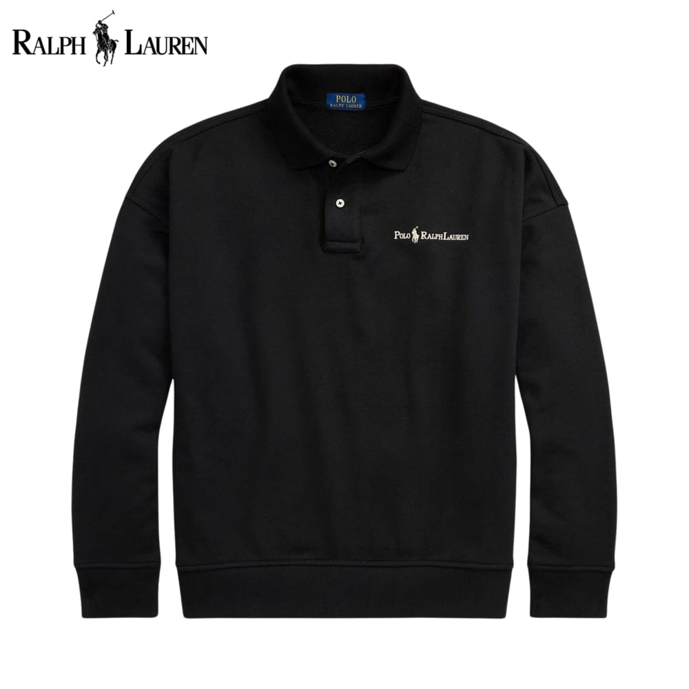Felpa RL con colletto e logo
