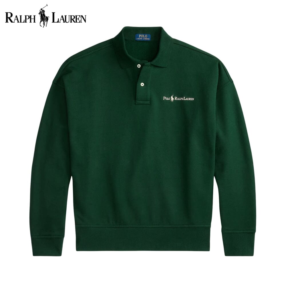 Felpa RL con colletto e logo
