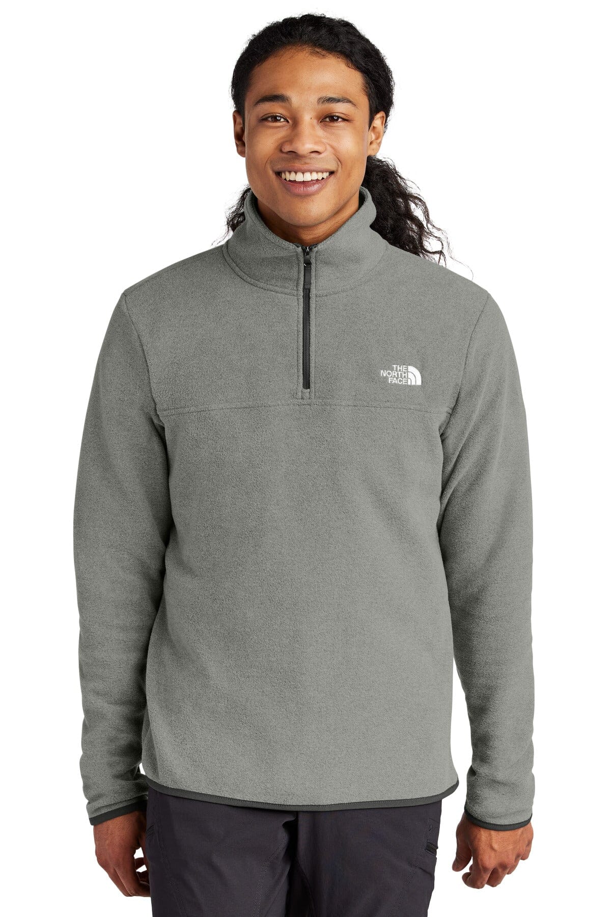 TNF ® Glacier mikrofleece med kvartslång dragkedja för män