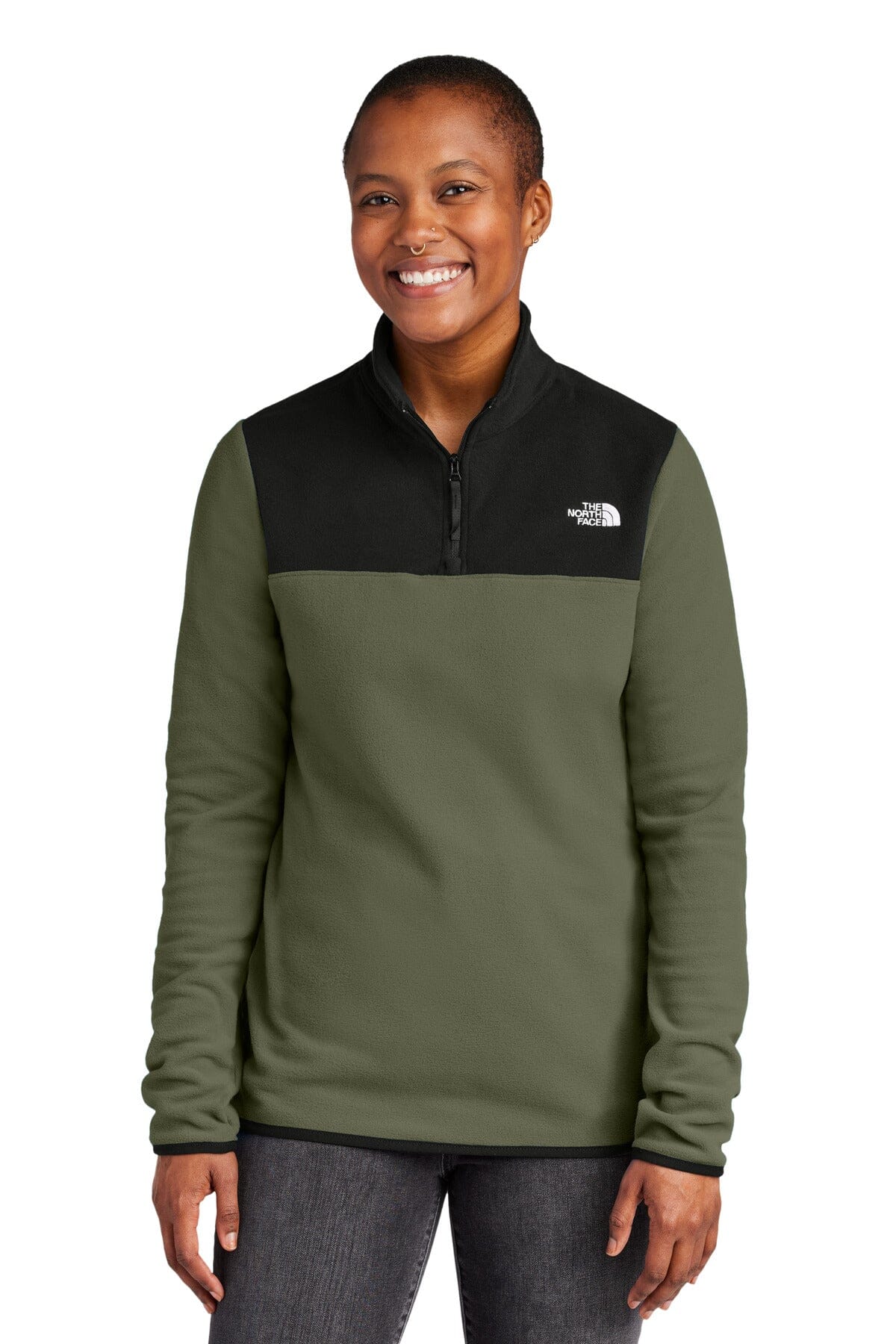 TNF ® Glacier lätt fleece med 1/4-dragkedja för kvinnor