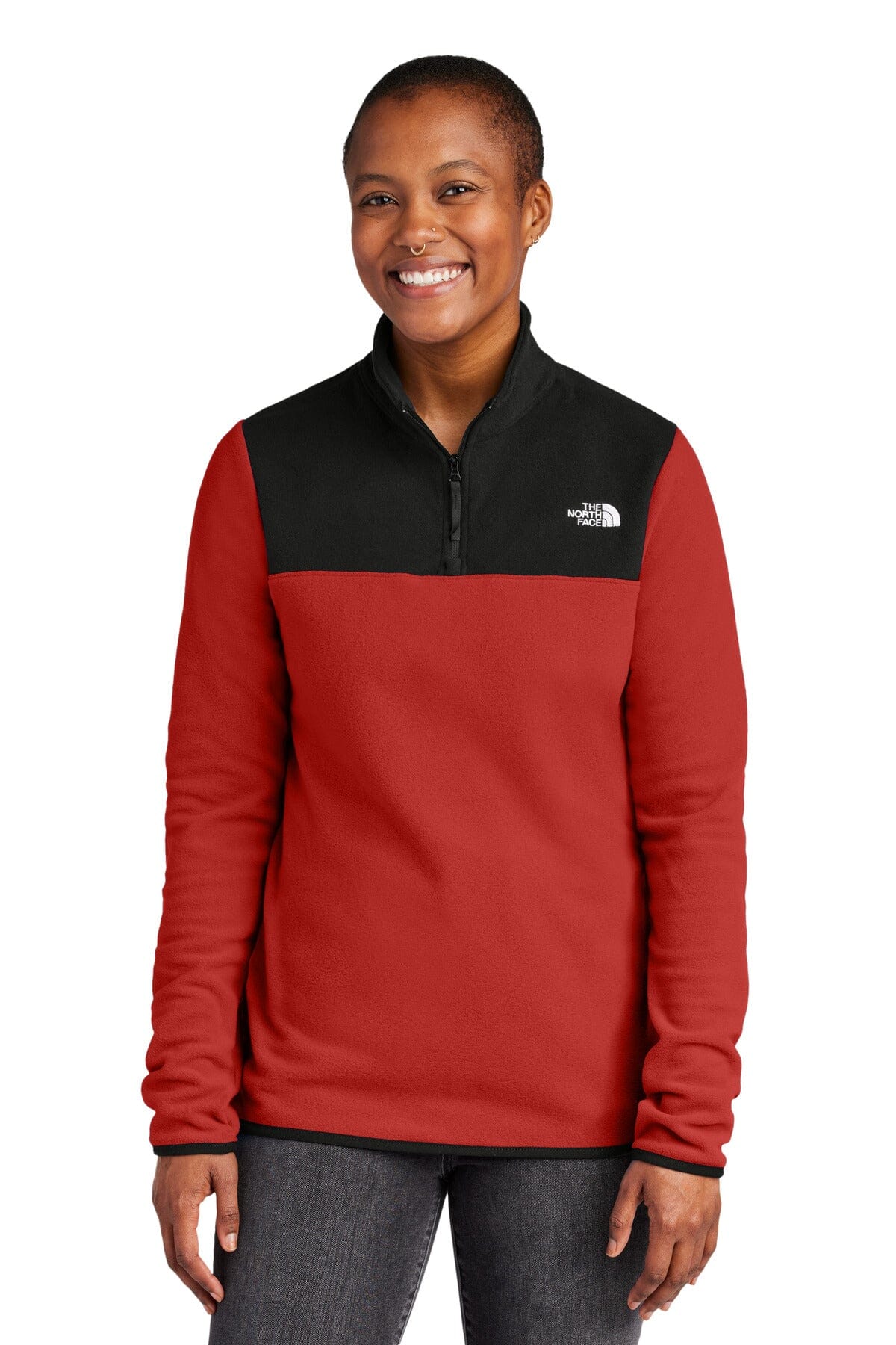 TNF ® Glacier lätt fleece med 1/4-dragkedja för kvinnor